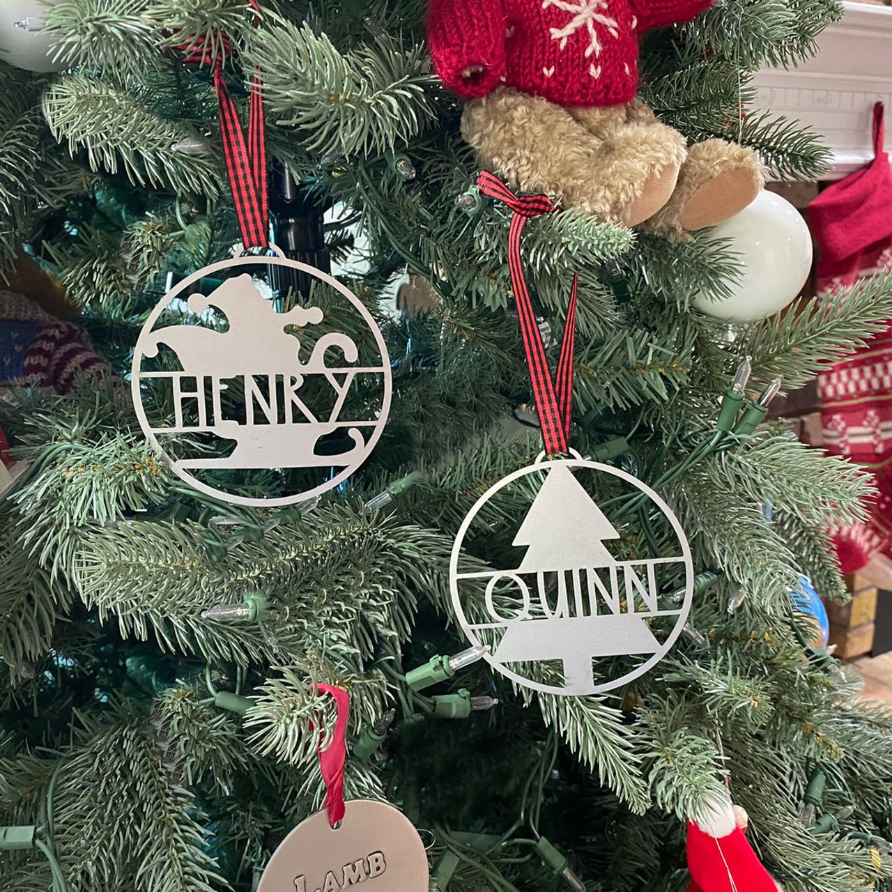 Personalized Waiting for Santa Ornament (3-Pack) product image