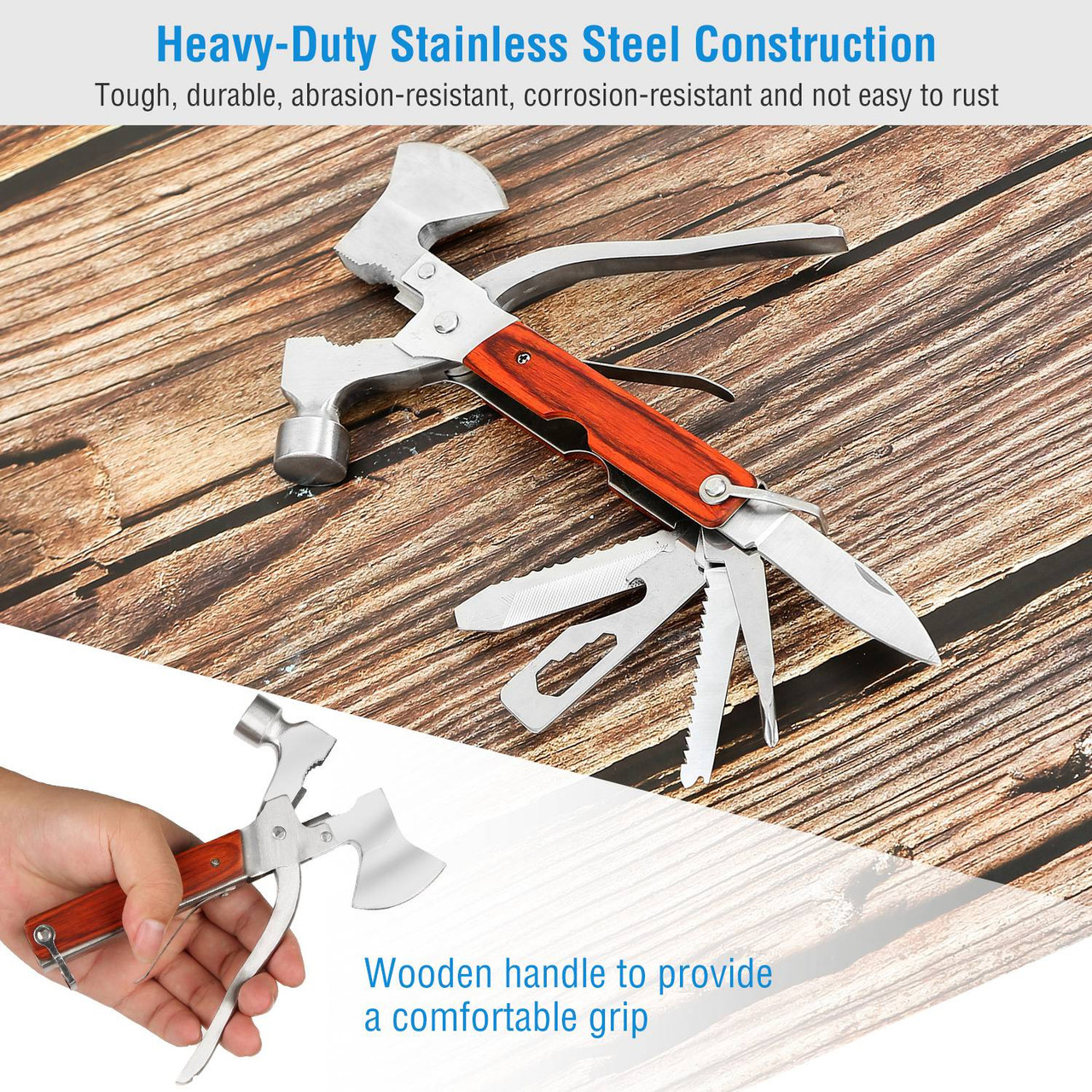 iMounTEK 14-in-1 Camping Multitool product image