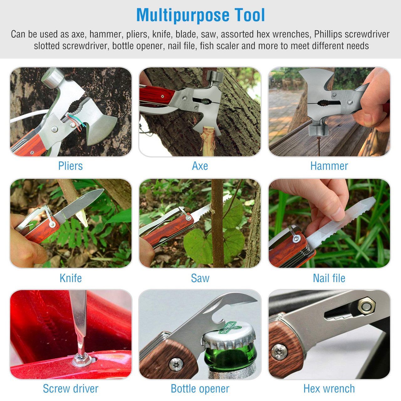 iMounTEK 14-in-1 Camping Multitool product image