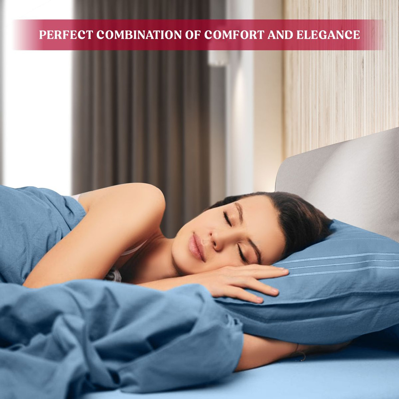 1800-Series Deep Pocket Premier Microfiber Bed Sheet Set product image