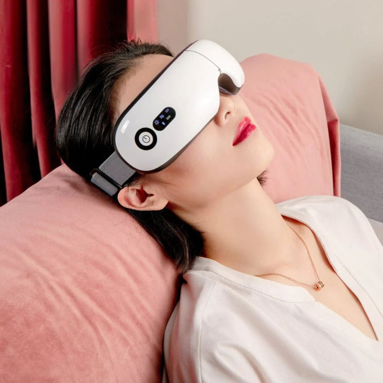 Therapeutic Heated Eye Massager for Headache Relief product image