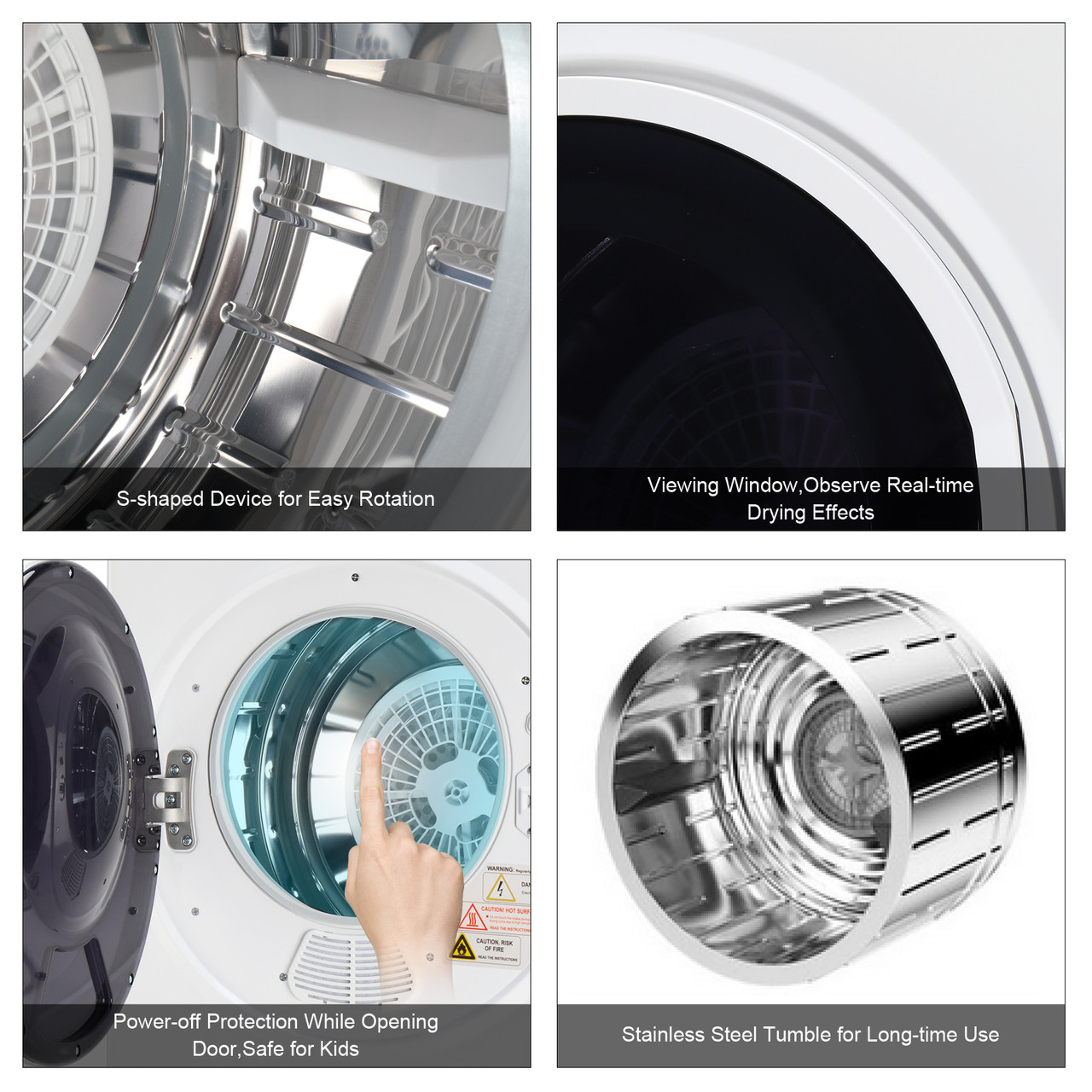 ZOKOP® Portable Compact Electric Dryer, 1.6 cu. ft. product image
