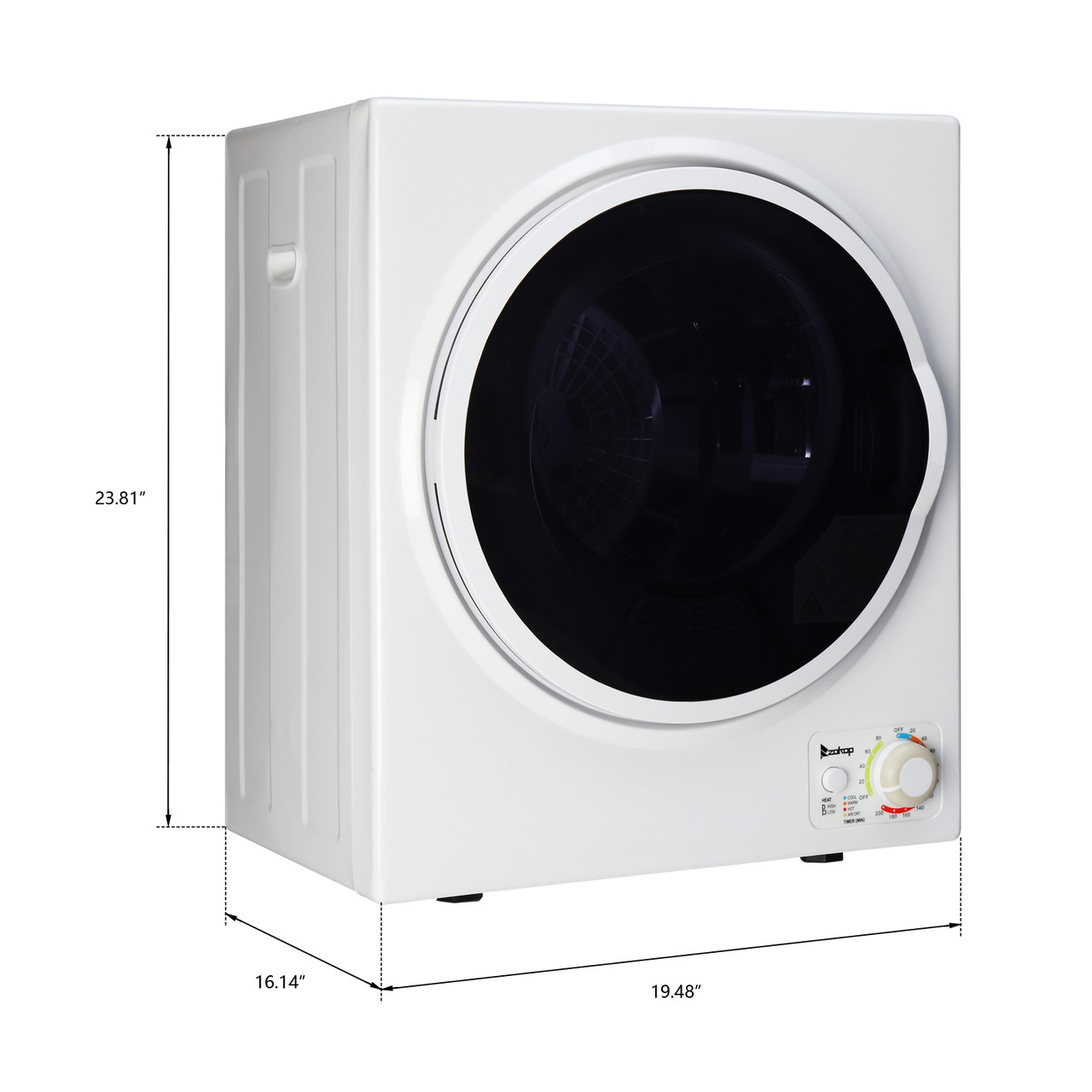 ZOKOP® Portable Compact Electric Dryer, 1.6 cu. ft. product image