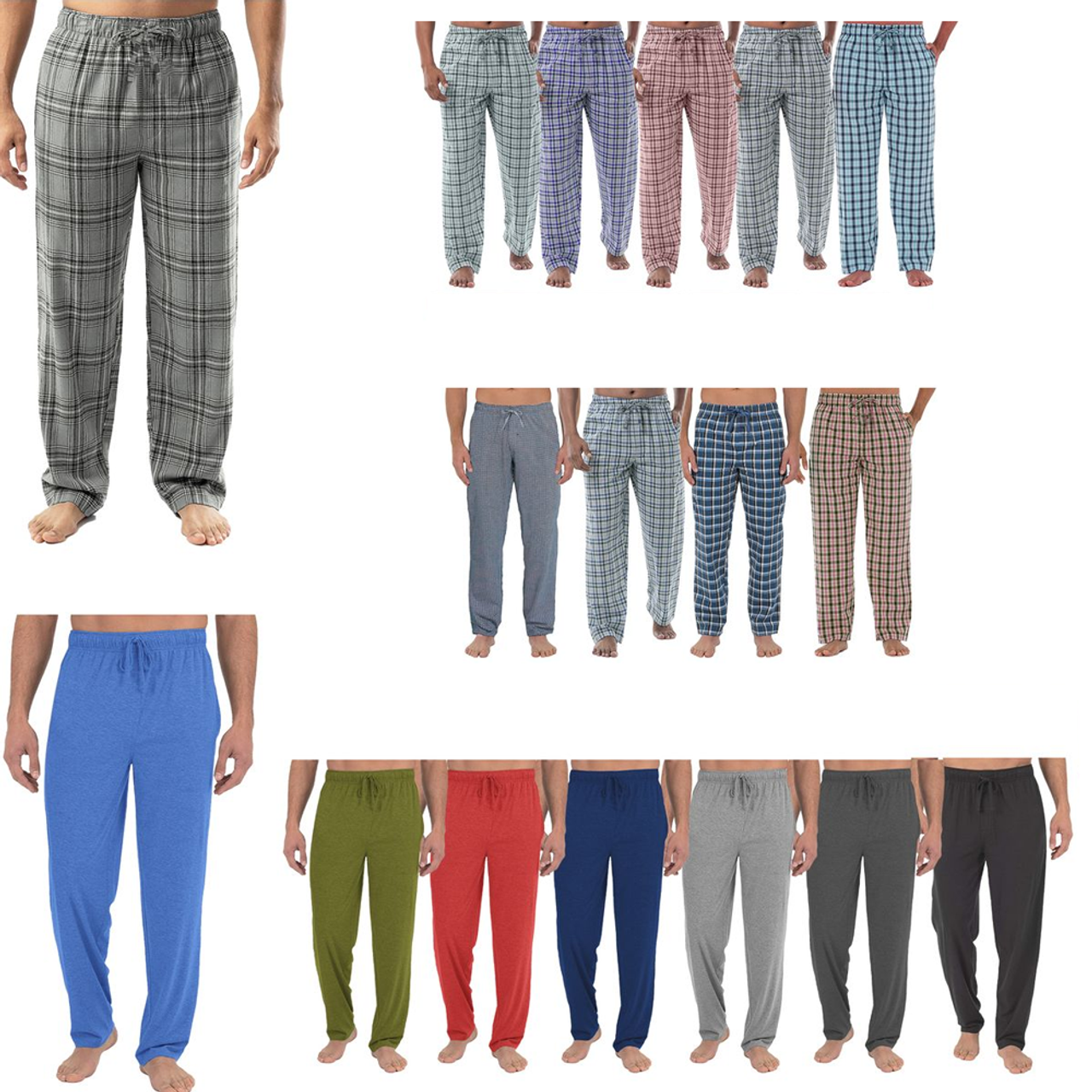 Lazy One Pajama Pants for Men, Cotton Long Johns for Men (Red Plaid,  Medium) - Yahoo Shopping