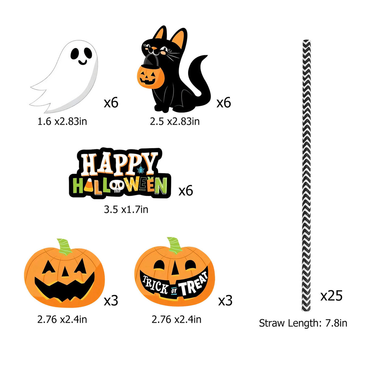 iMounTEK® Halloween Straws, 25 ct. product image