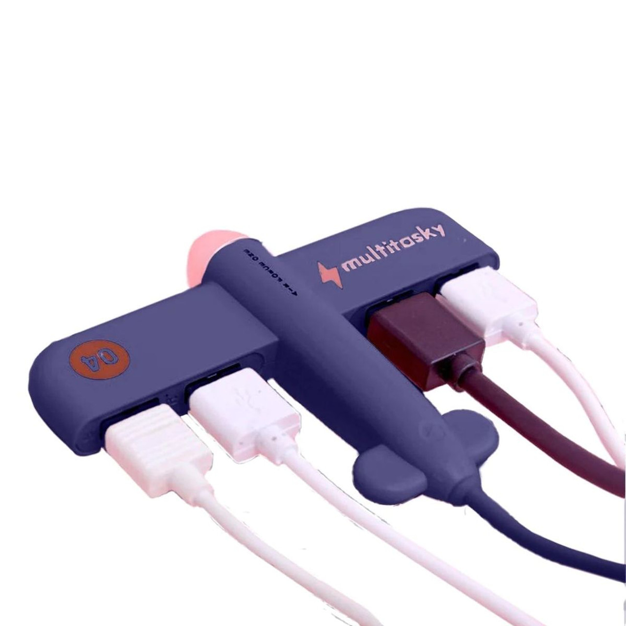 Flyport Cute Plane-Shaped 4-in-1 USB Hub by Multitasky™ product image