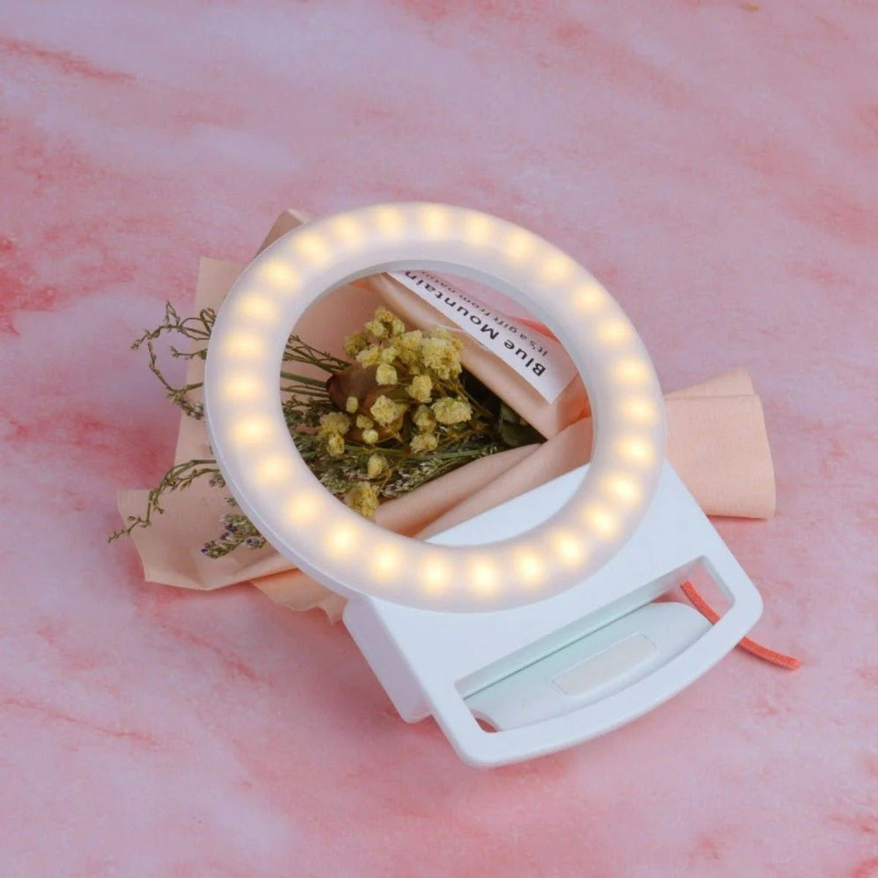 Clip-on Mini Phone Selfie Ring Light by Multitasky™ product image