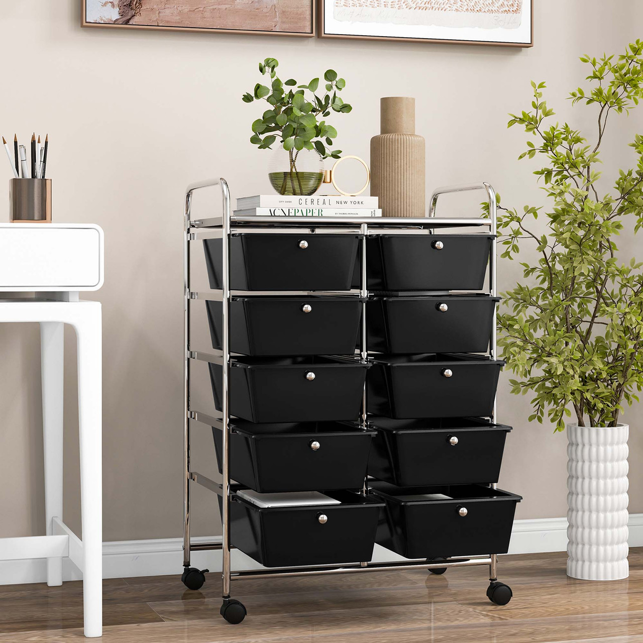 10-Drawer Rolling Storage Cart product image