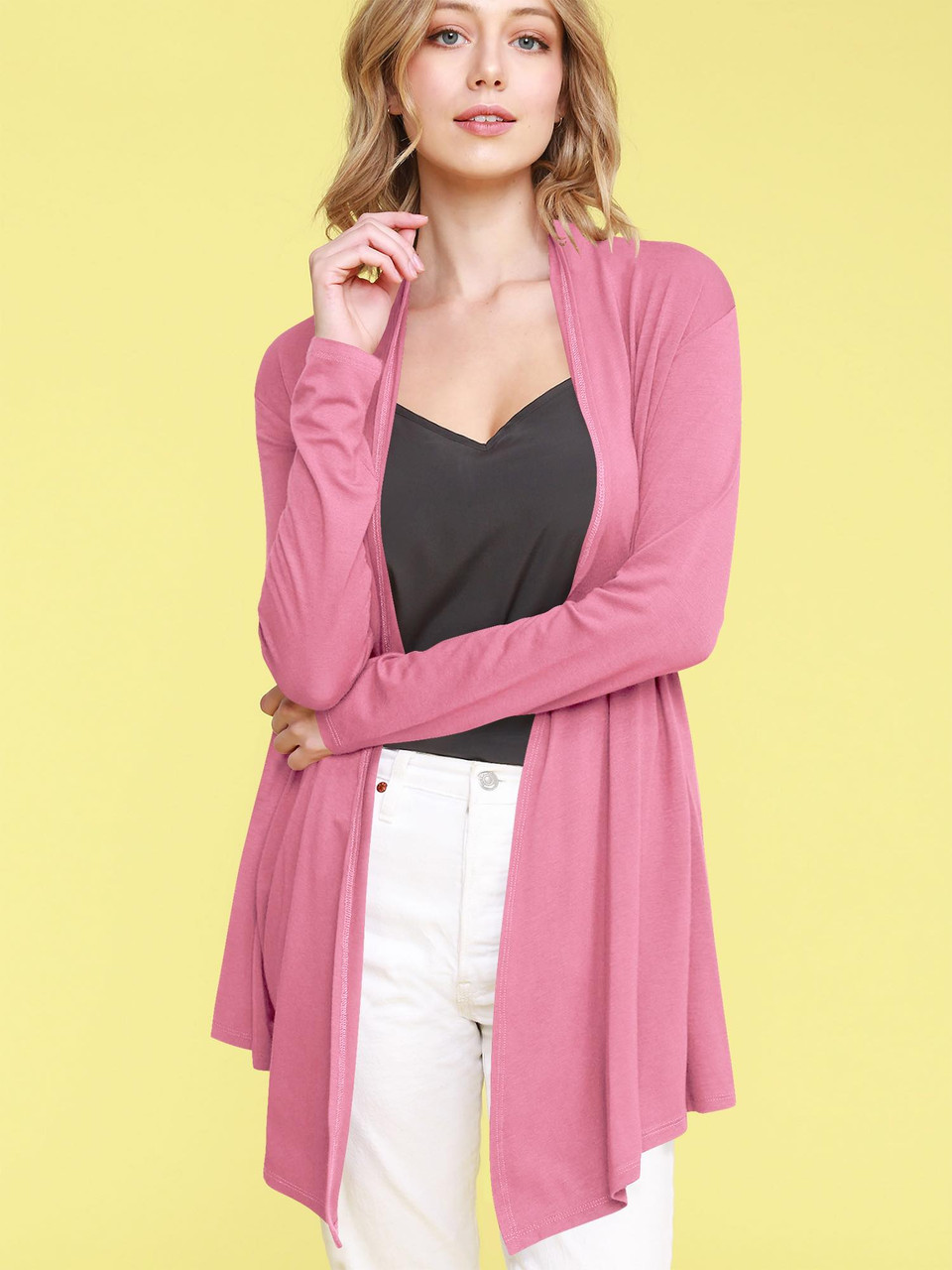 Women's Open Front Knit Cardigan Sweater product image