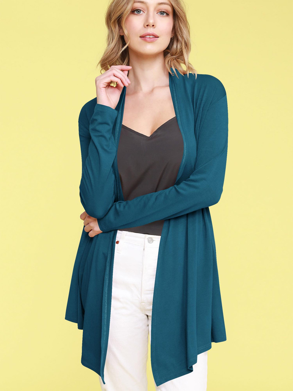 Women's Open Front Knit Cardigan Sweater product image