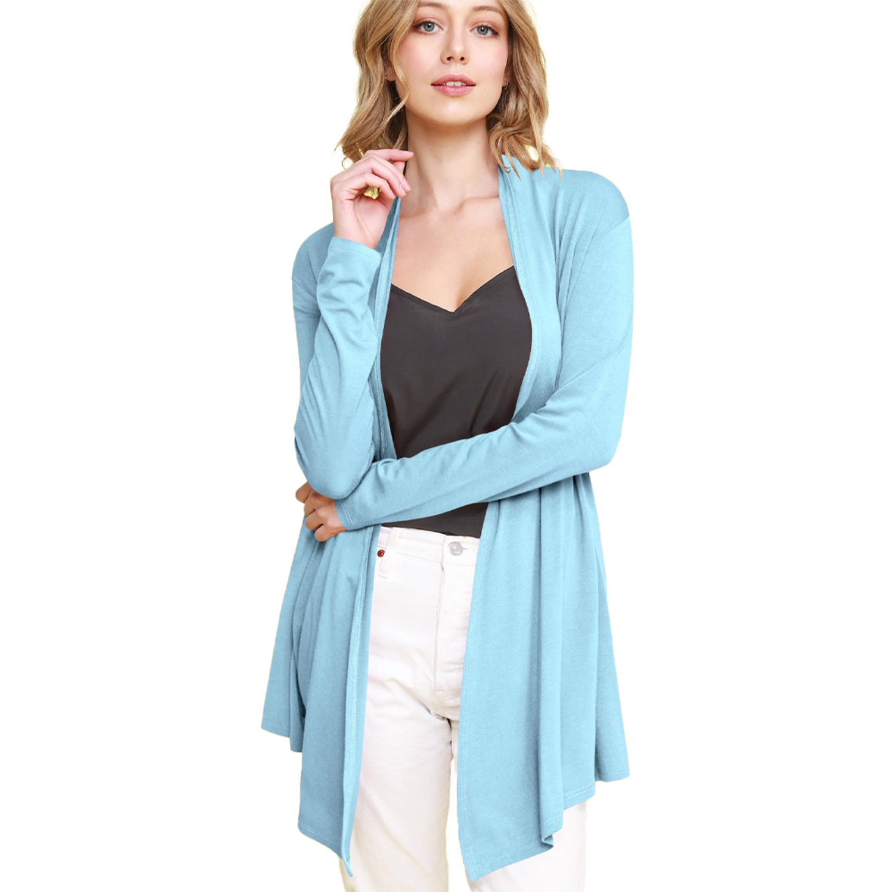 Women's Open Front Knit Cardigan Sweater product image
