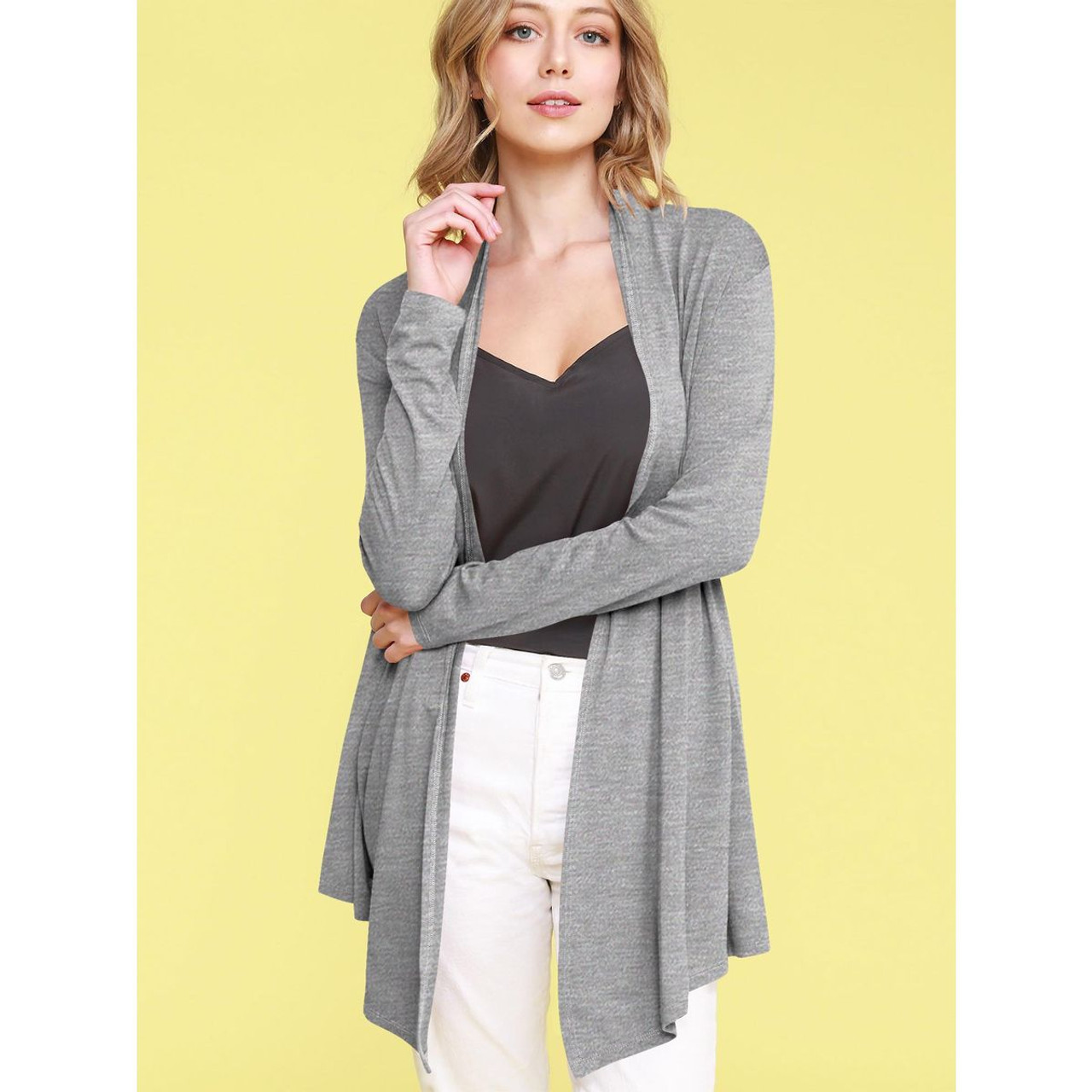 Women's Open Front Knit Cardigan Sweater product image