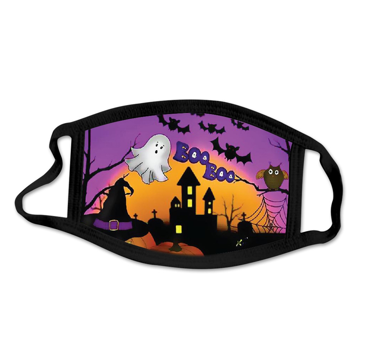 Kids' Halloween-Themed Reusable Face Mask (6- or 12-Pack) product image