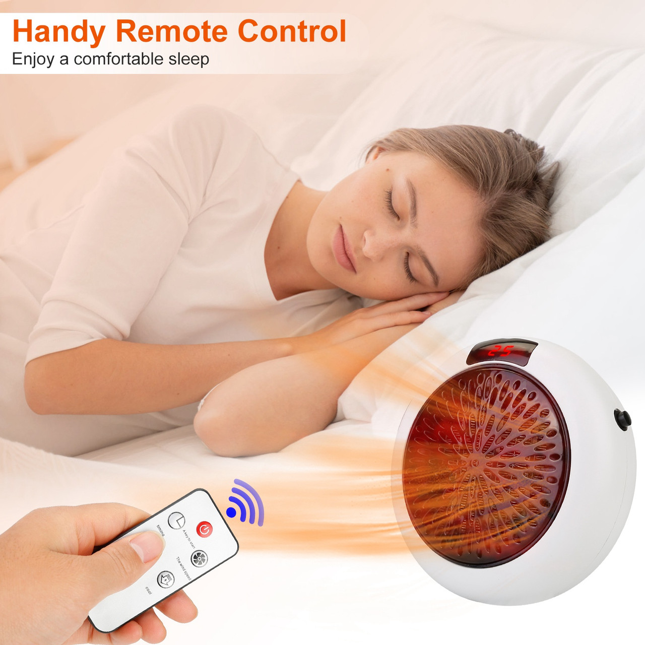 iMounTEK® 900W Portable Heater Fan product image