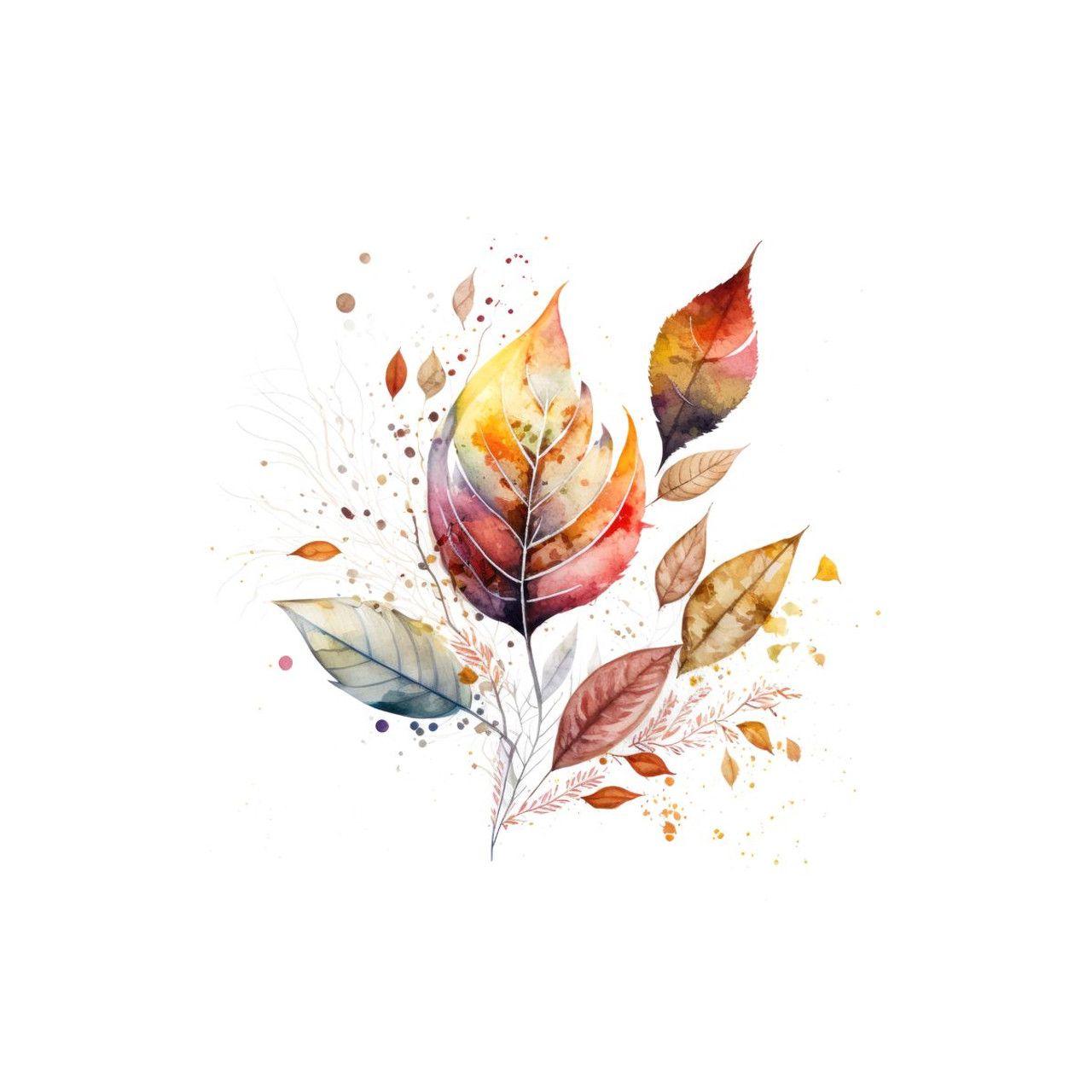 Fall Foliage Art Prints (Set of 4) product image