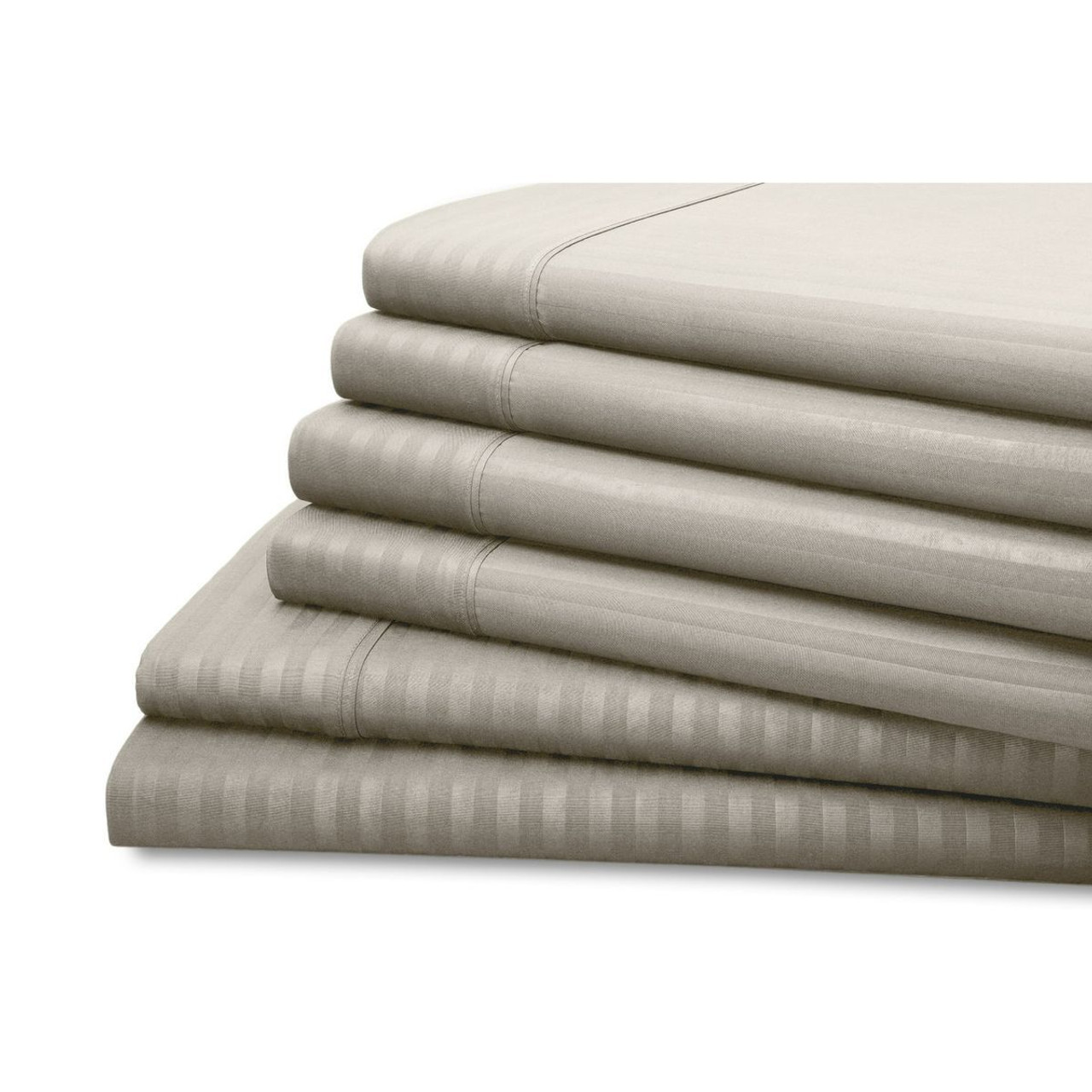 6-Piece Dobby Stripe Microfiber Sheet Set by Hotel New York® product image