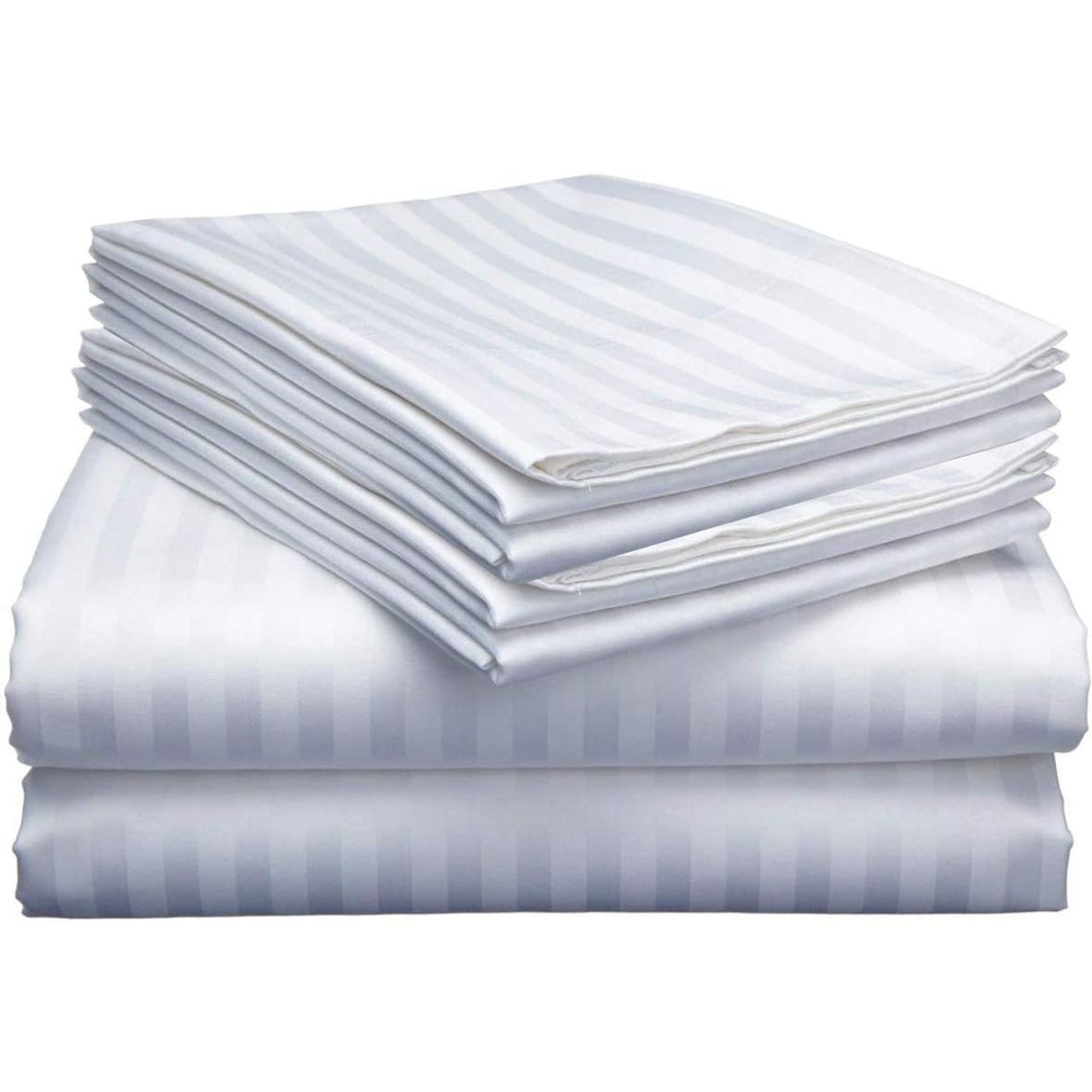 6-Piece Stripe Microfiber Sheet Set product image