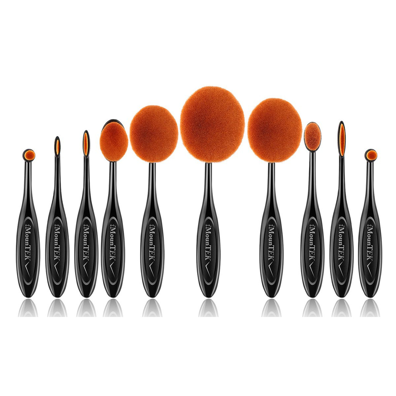 Laromni Oval Makeup Brush Set (10-Pieces) product image