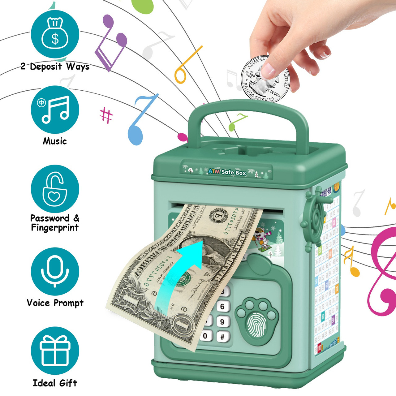 Kids' Mini ATM Electronic Piggy Bank by iMounTEK® product image