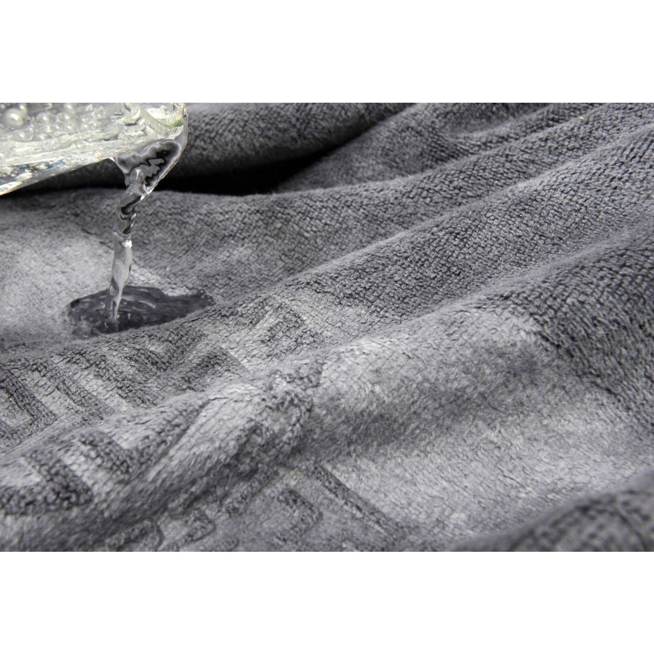Dan River® 4-Piece Embossed Microfiber Bath Towel Set product image