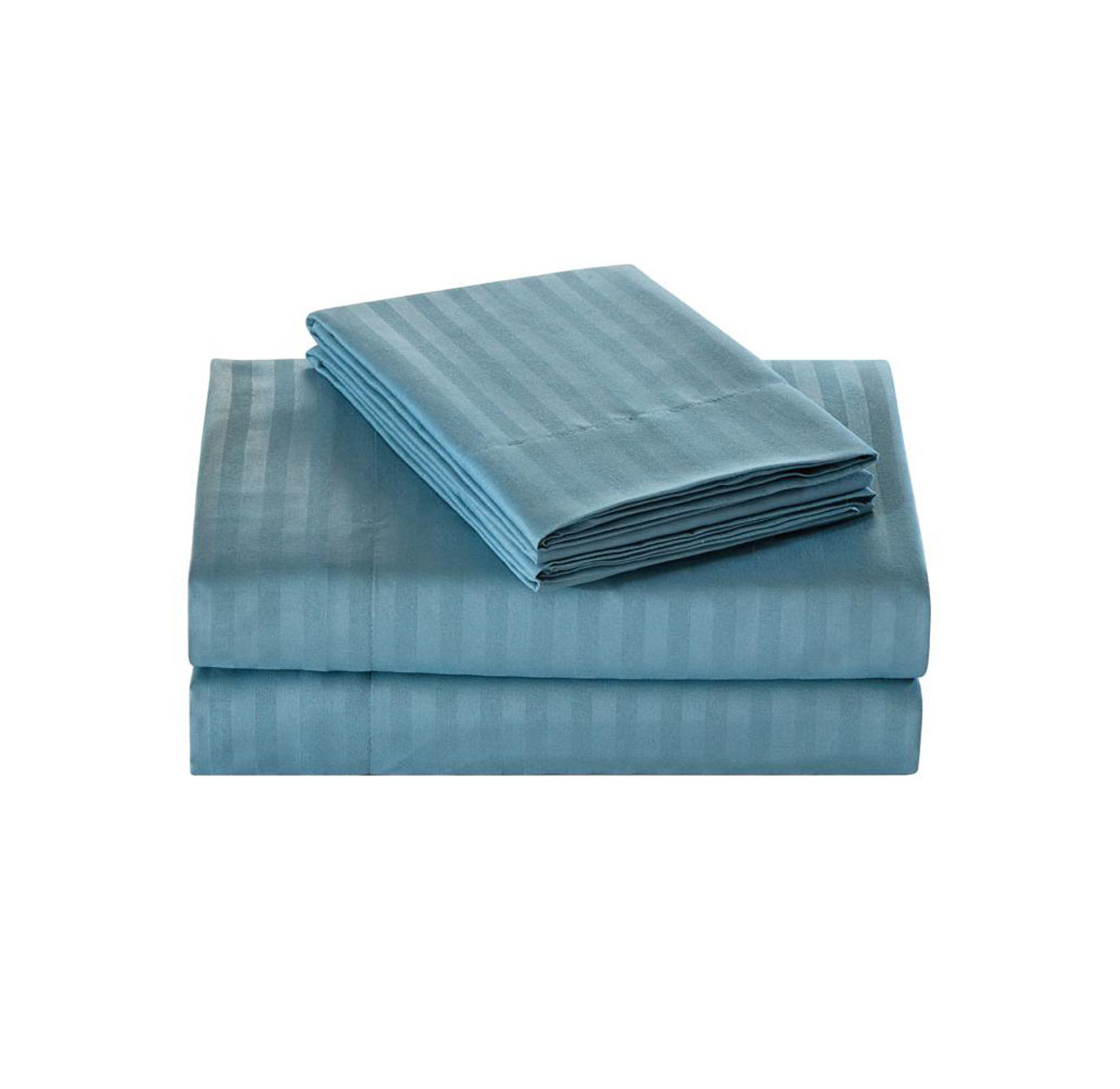 4-Piece Brushed Microfiber Dobby Striped Sheet Set product image