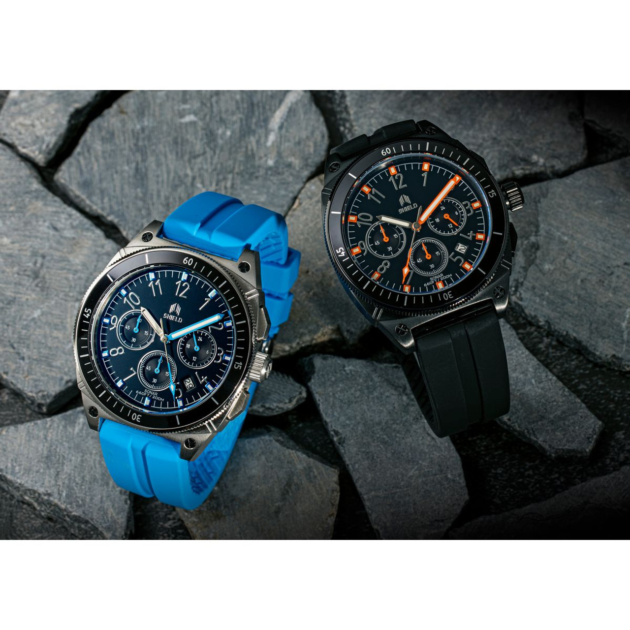 Shield™ Sonar Chronograph Strap Watches with Date product image