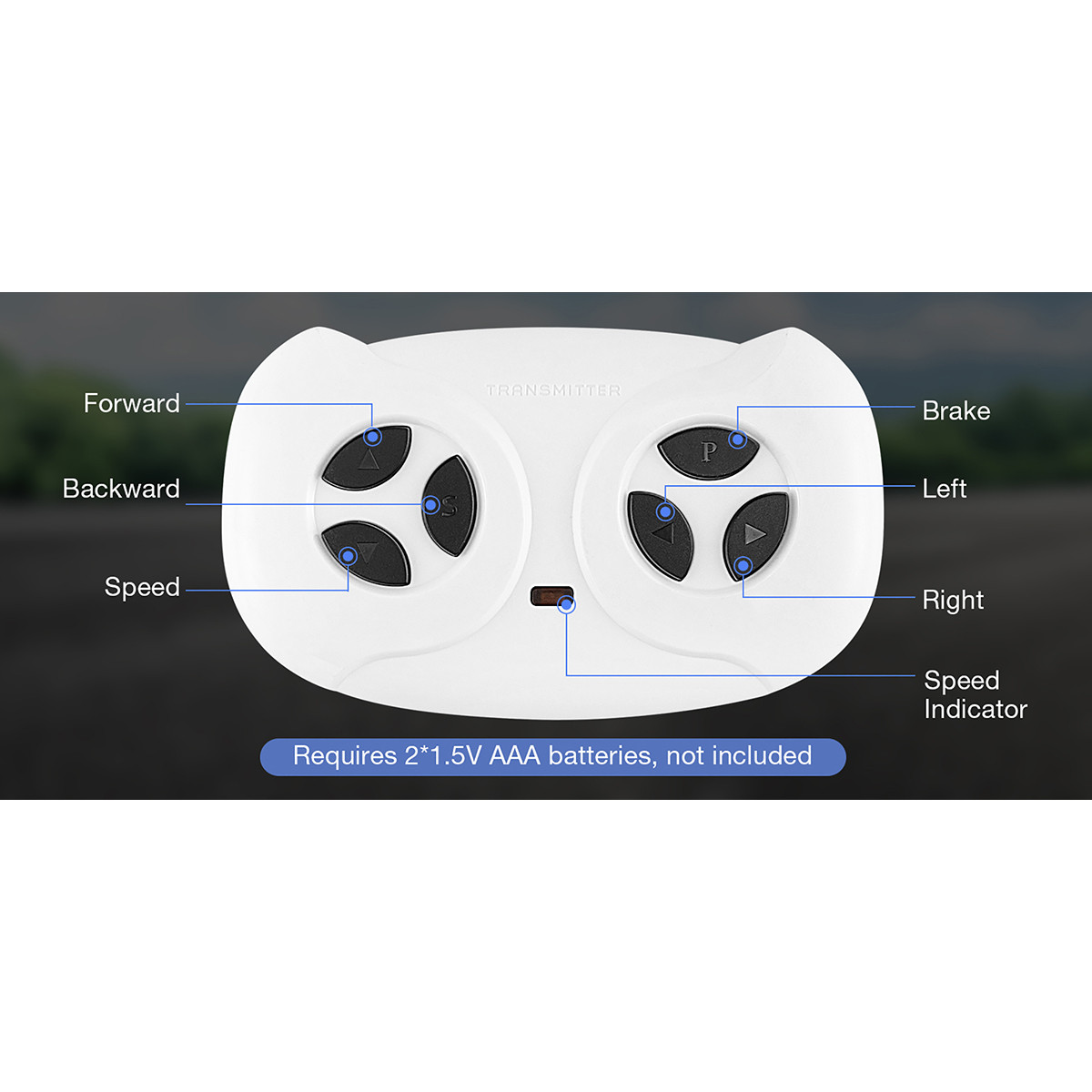 Kids' 12V Ride-on Truck with Remote and Headlights product image