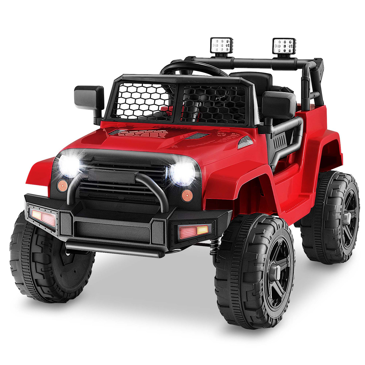 Kids' 12V Ride-on Truck with Remote and Headlights product image