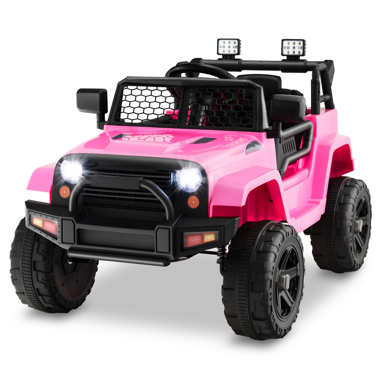 Kids' 12V Ride-on Truck with Remote and Headlights product image