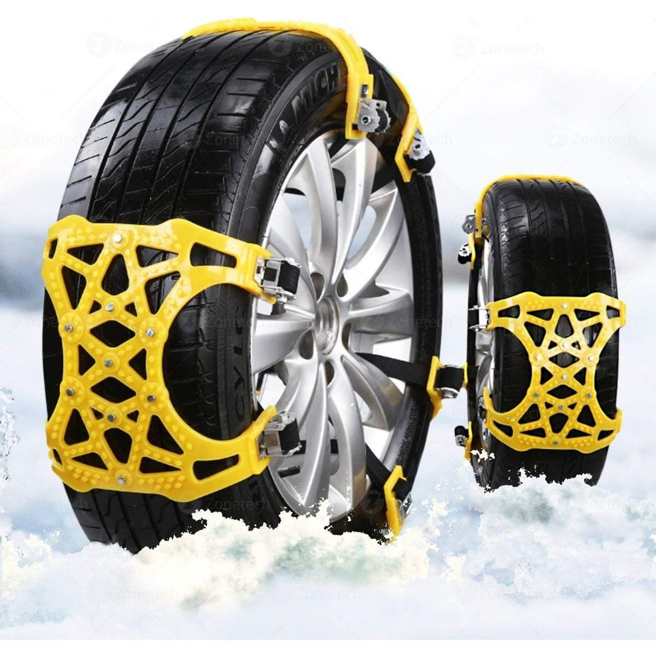 Zone Tech® Durable Anti-Skid Car Snow Chain (6-Pack) product image