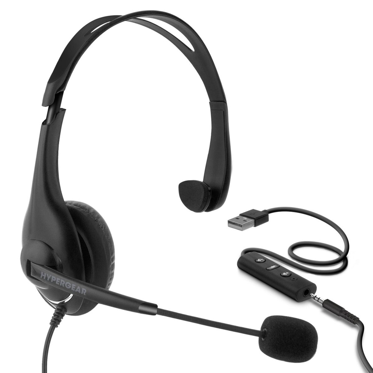 HyperGear V100 Office Professional Wired Headset product image