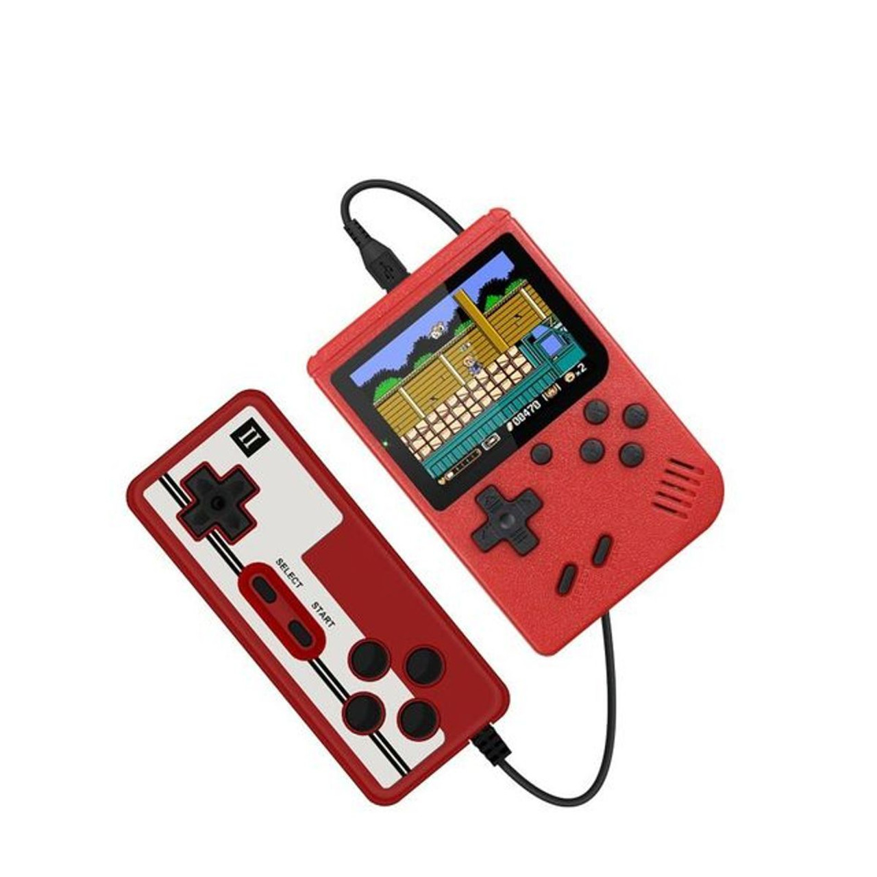 Retro Mini Handheld Portable Video Game Console, 400 Games (1- or 2-Pack) product image