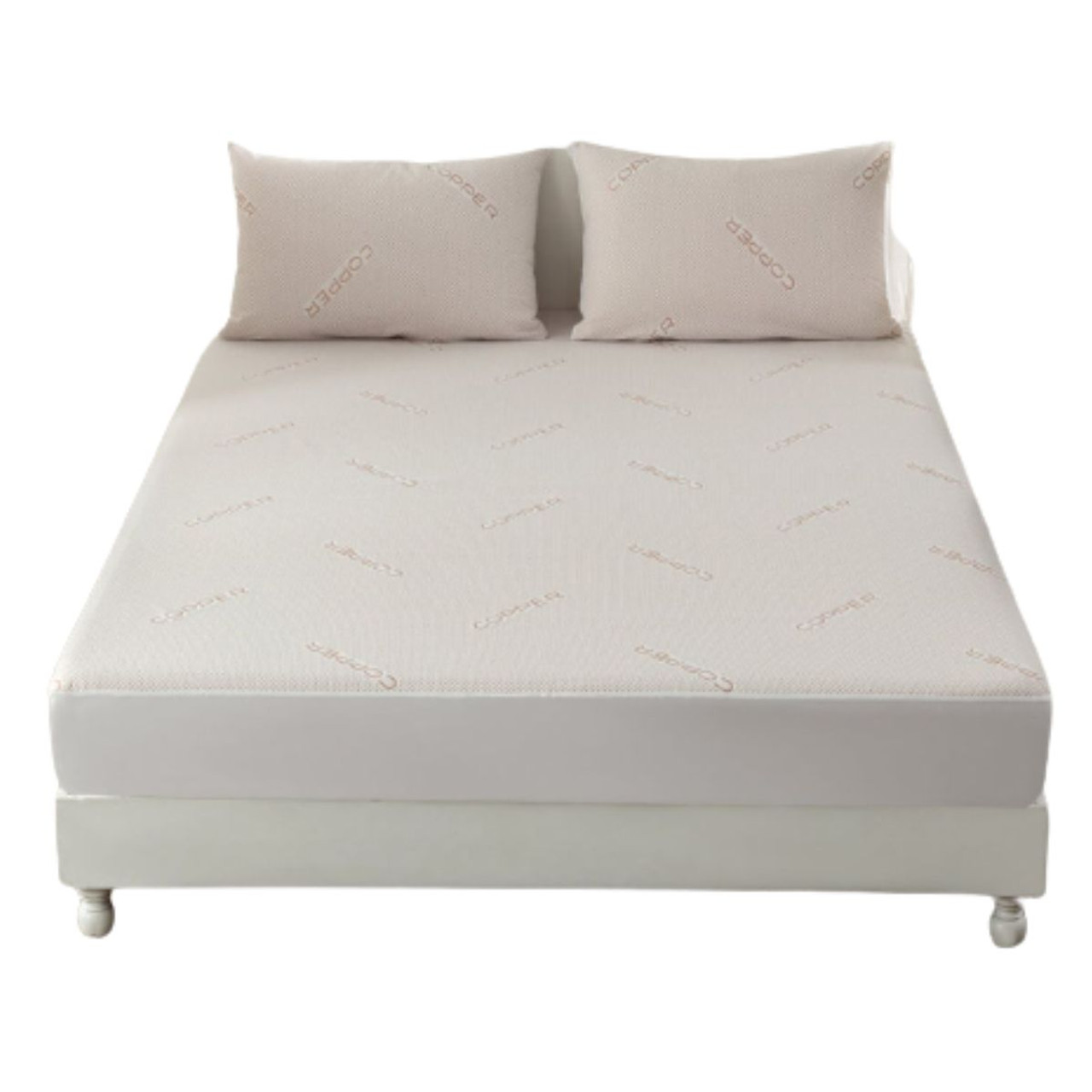 Bibb Home® Copper-Infused Waterproof Mattress Pad product image