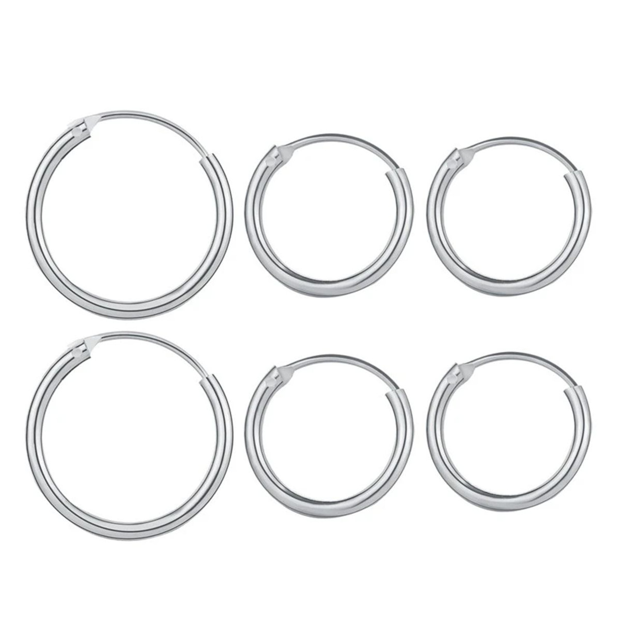 Endless Hoop Earrings (3-Pair) product image