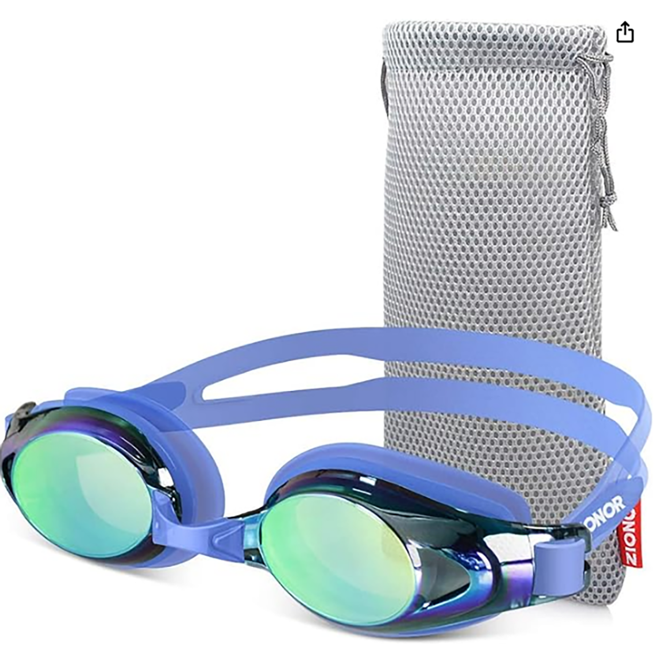 ZIONOR® Adults' G8 Anti-Fog Swim Goggles with UV Protection (2-Pack) product image