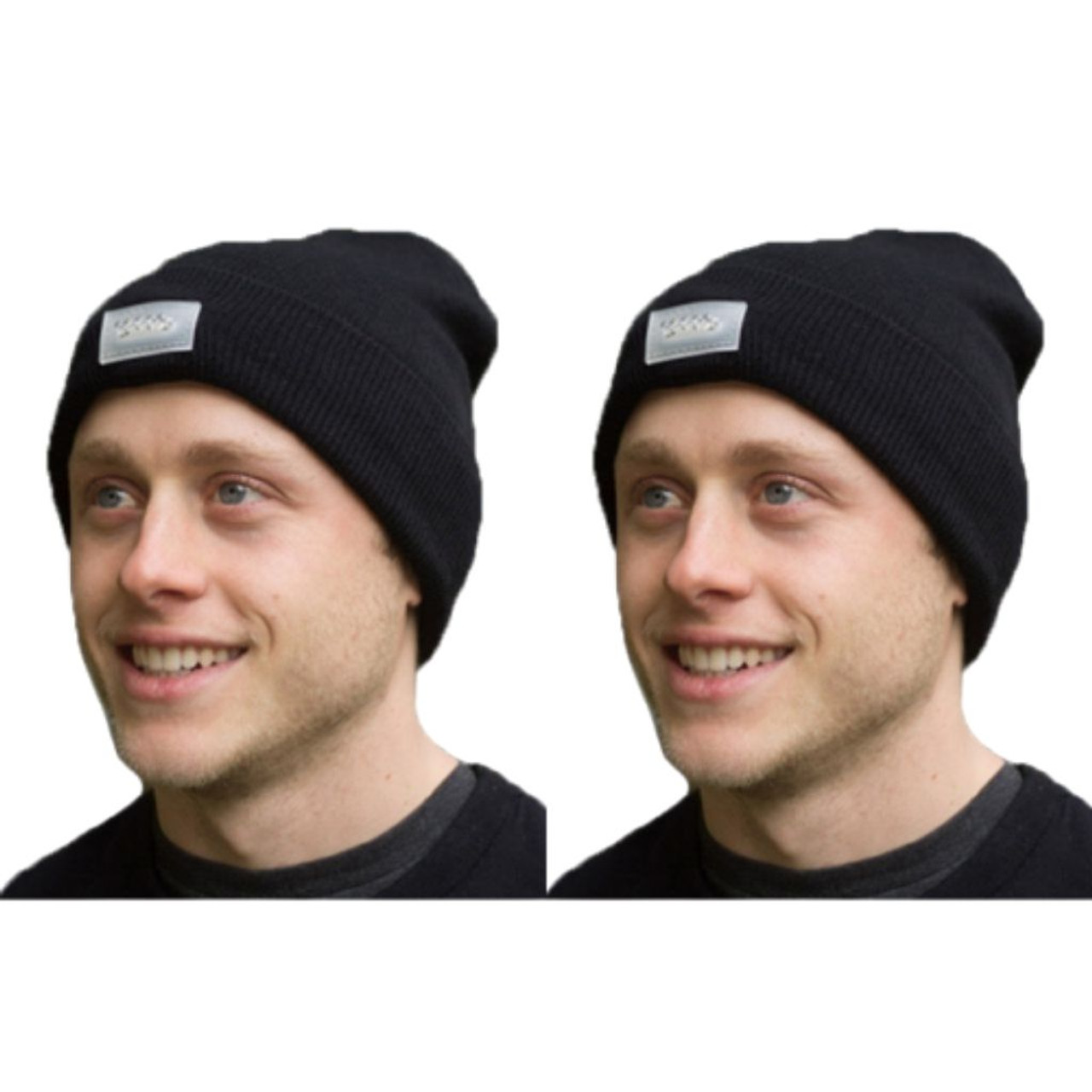 Winter Beanie with Built-in LED Light (2-Pack) product image