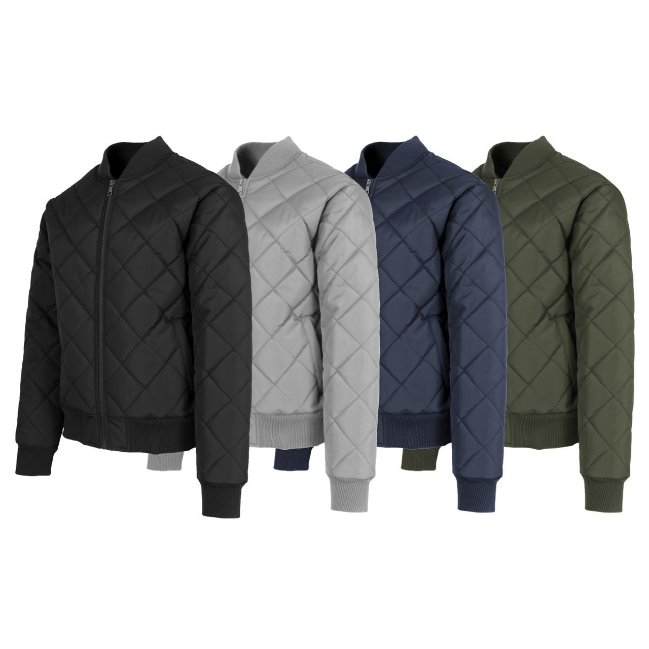 Men's Heavyweight Quilted Bomber Jacket product image