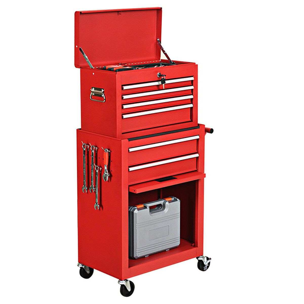 Rolling 2-in-1 6-Drawer Tool Cabinet product image