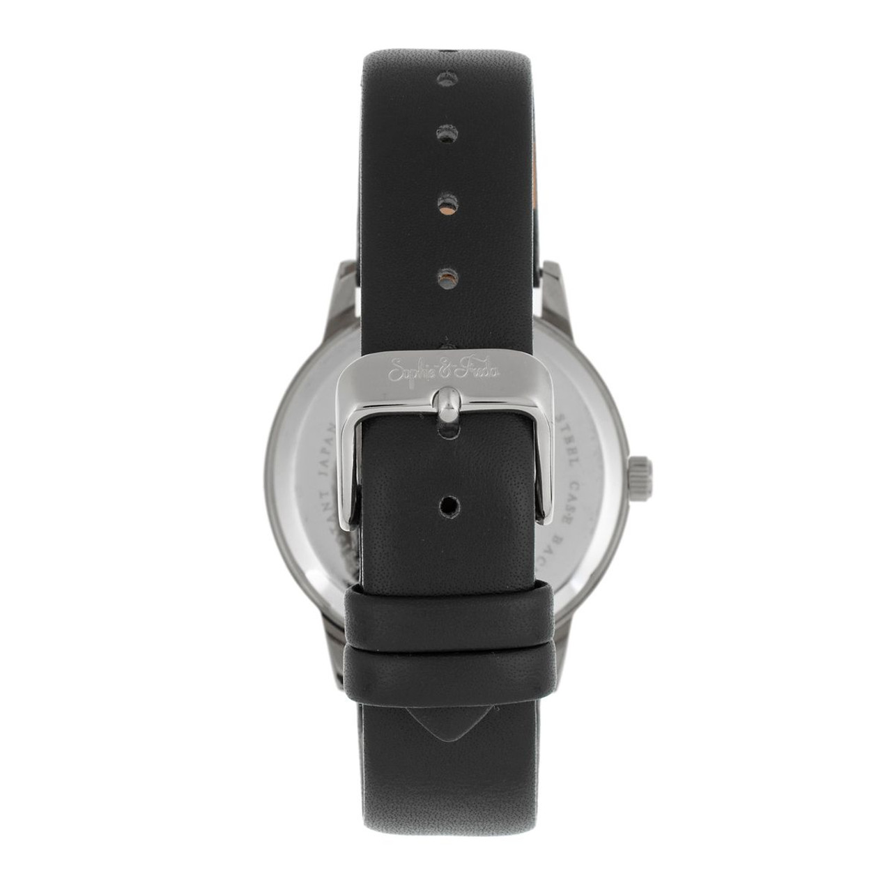 Sophie and Freda™ San Diego Leather Band Watch, 36mm product image