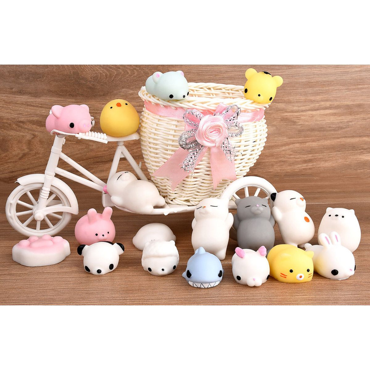 20-Piece Adorable Mini Kawaii Animal Squishies product image