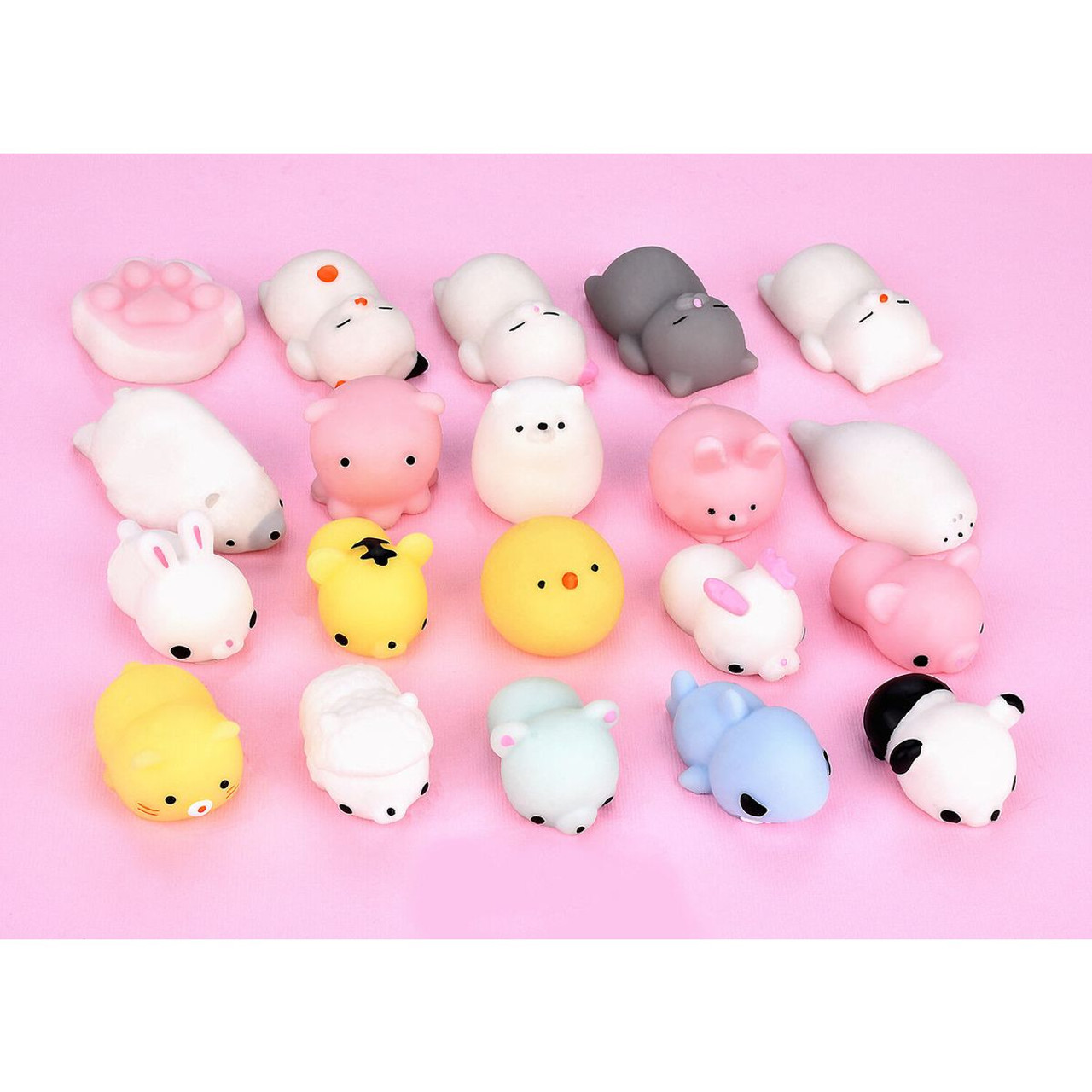 20-Piece Adorable Mini Kawaii Animal Squishies product image