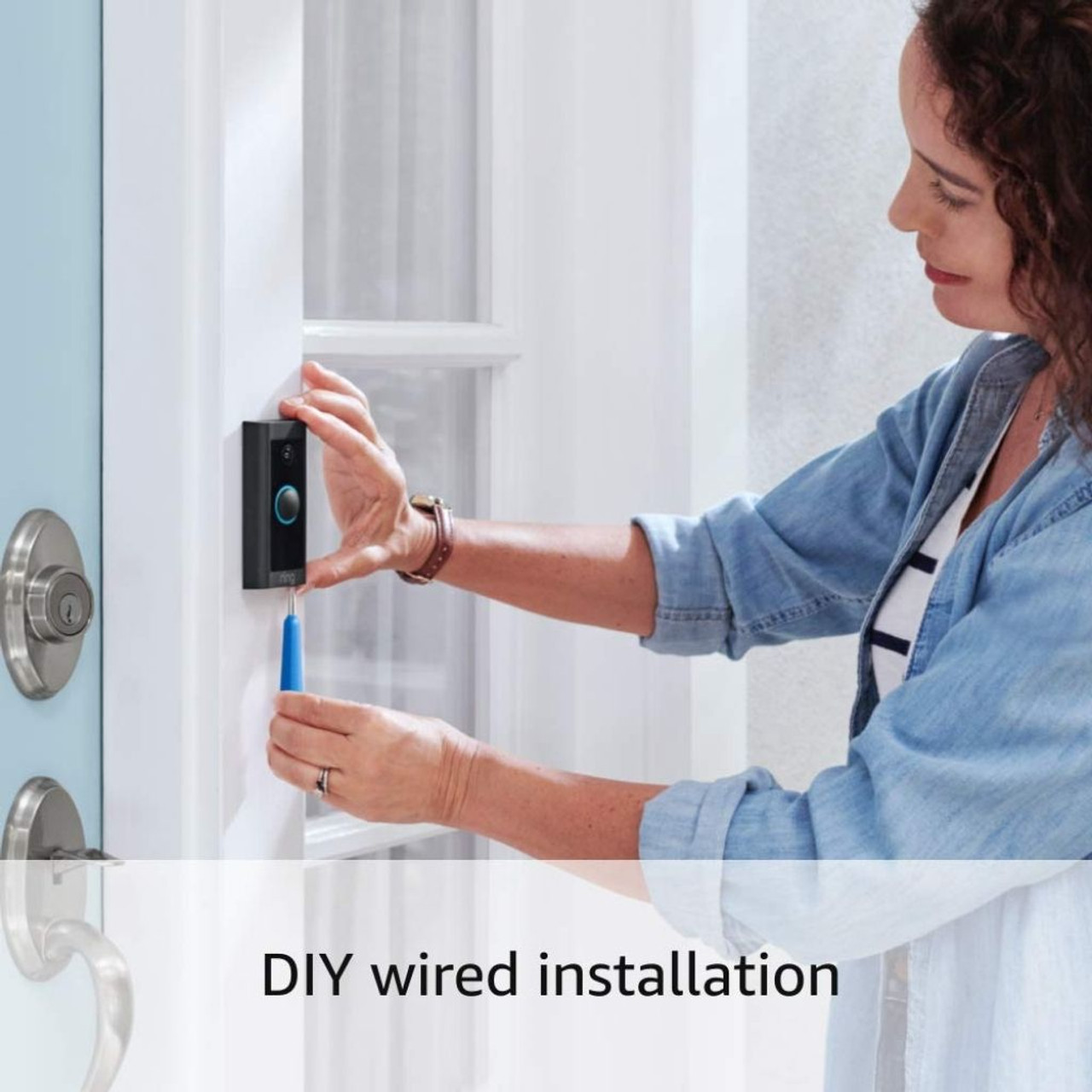 Ring® Wired Video Doorbell with HD Video & 2-Way Talk Audio (2021 Release) product image