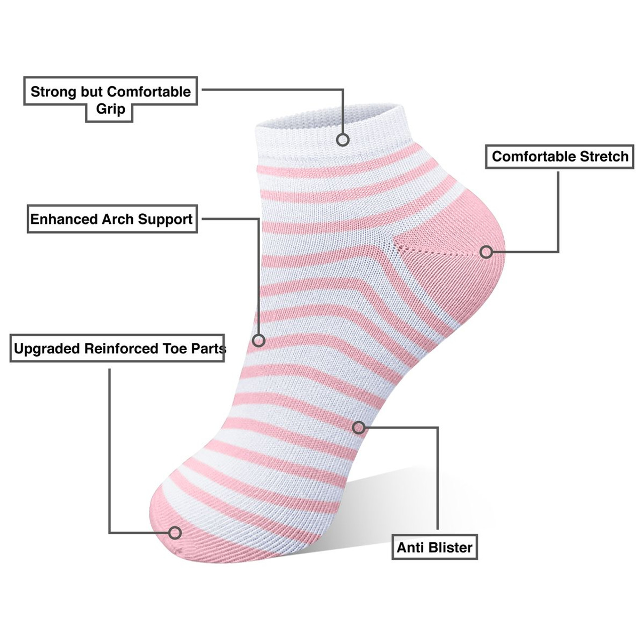 Women's No Show Socks (20- or 50-Pair) product image