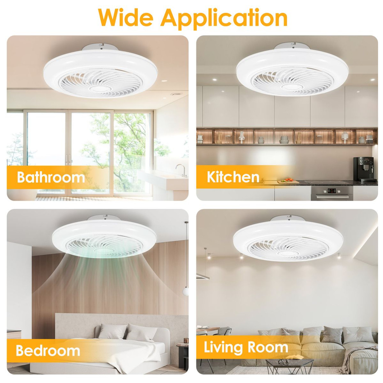 iNova™ Dimmable LED Ceiling Fan product image