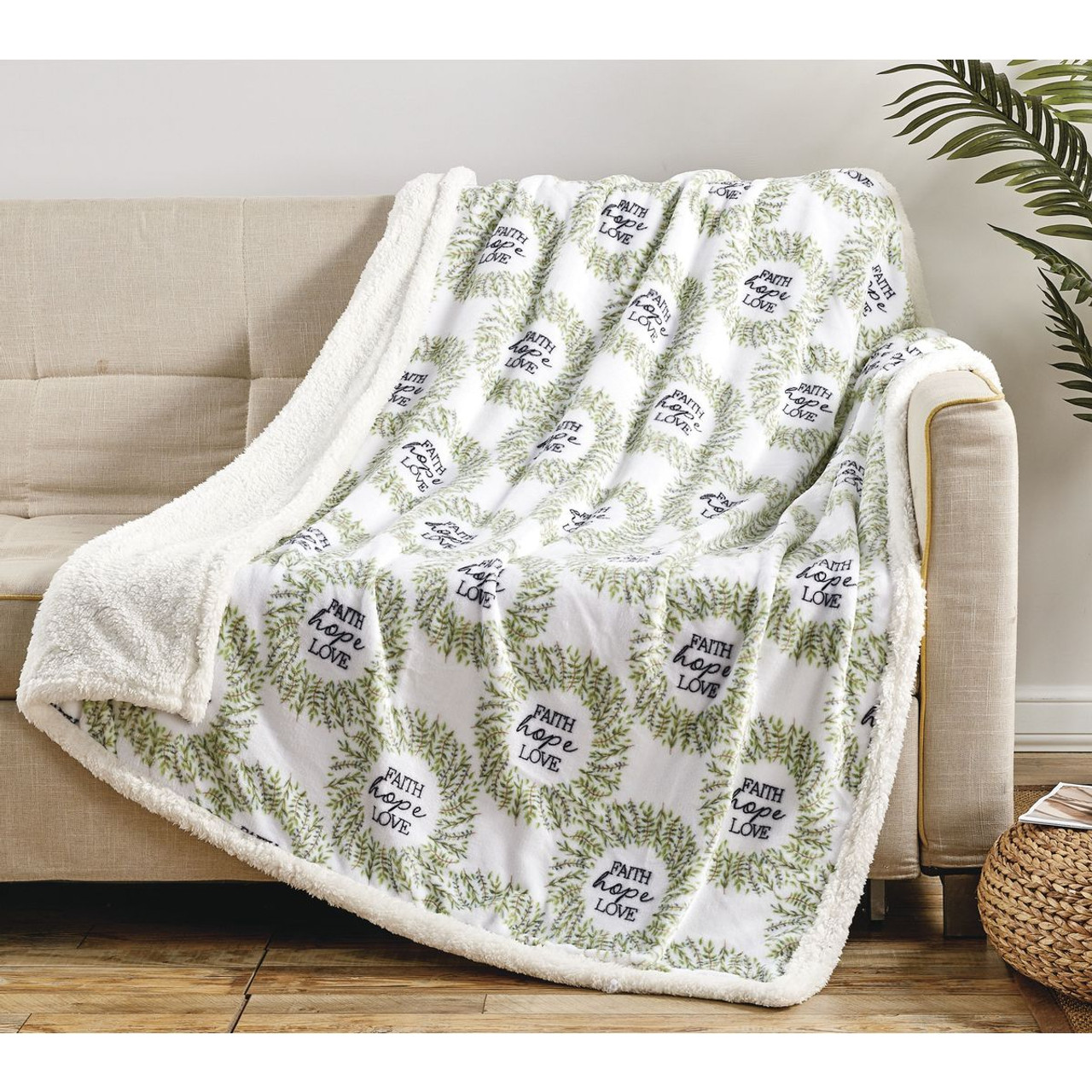 Noble House™ 50 x 60-Inch Printed Sherpa Throw product image