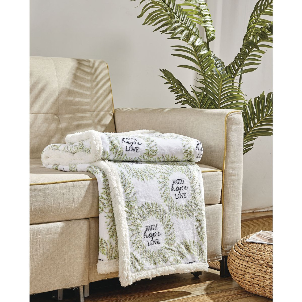 Noble House™ 50 x 60-Inch Printed Sherpa Throw product image