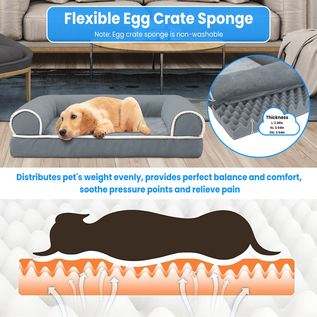 iMounTEK® Dog Pet Sofa Bed (3 Sizes) product image