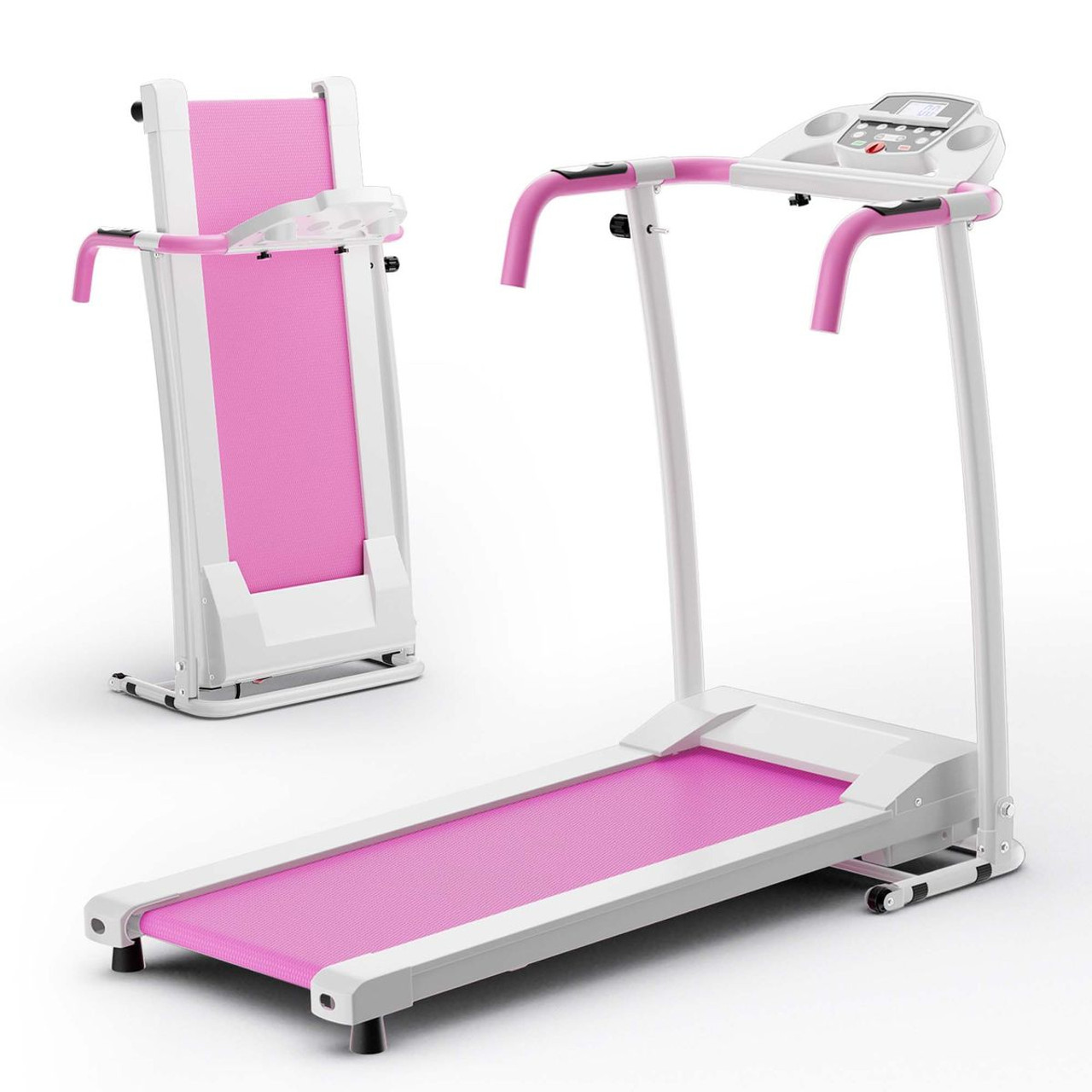 Compact Electric Folding Running & Fitness Treadmill with LCD product image