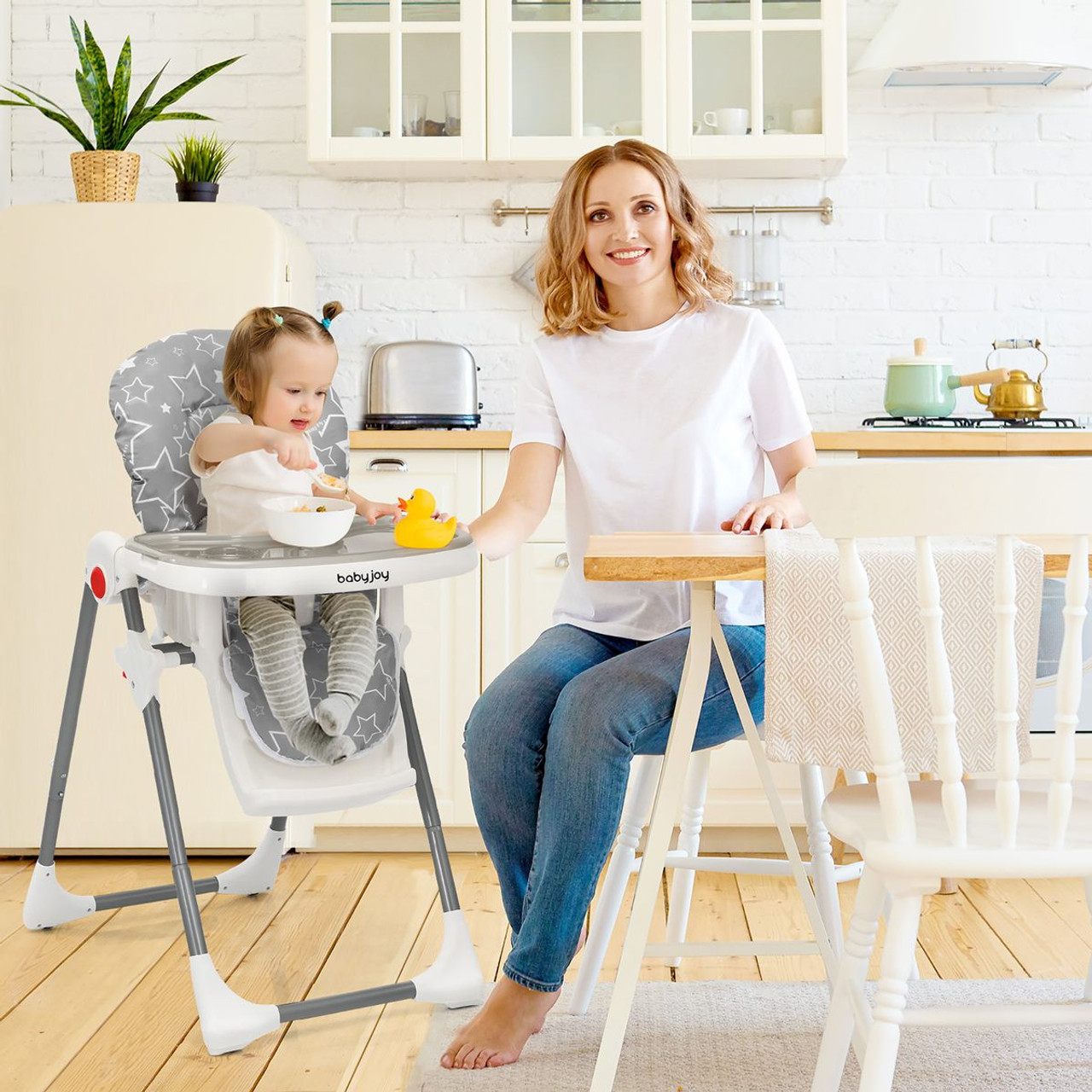 Babyjoy Foldable Adjustable High Chair product image