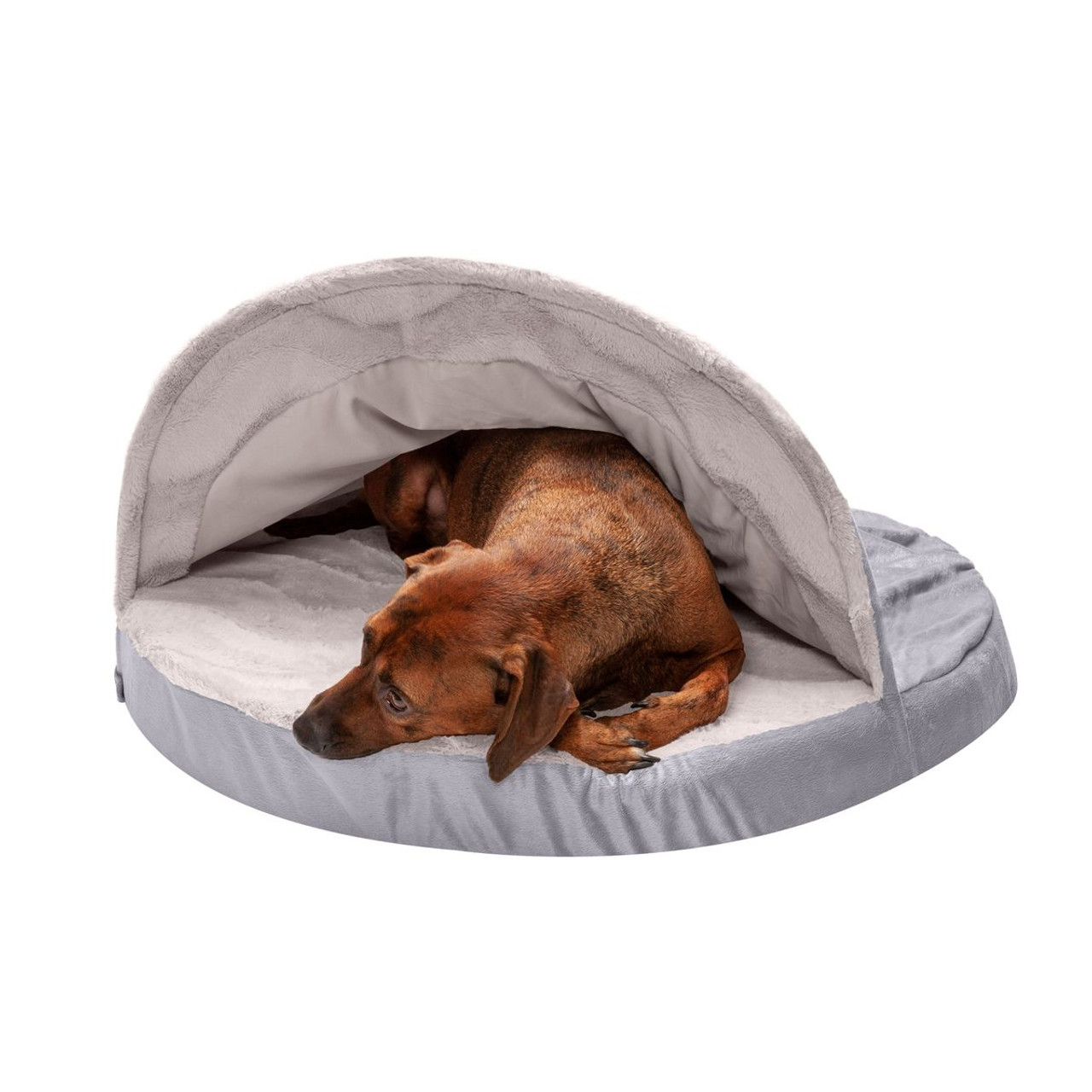 FurHaven® Snuggery Burrow Dog Bed product image